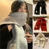 Solid Color Knitted Scarf Korean Style Winter Scarf Fashion Warm Scarf  Winter