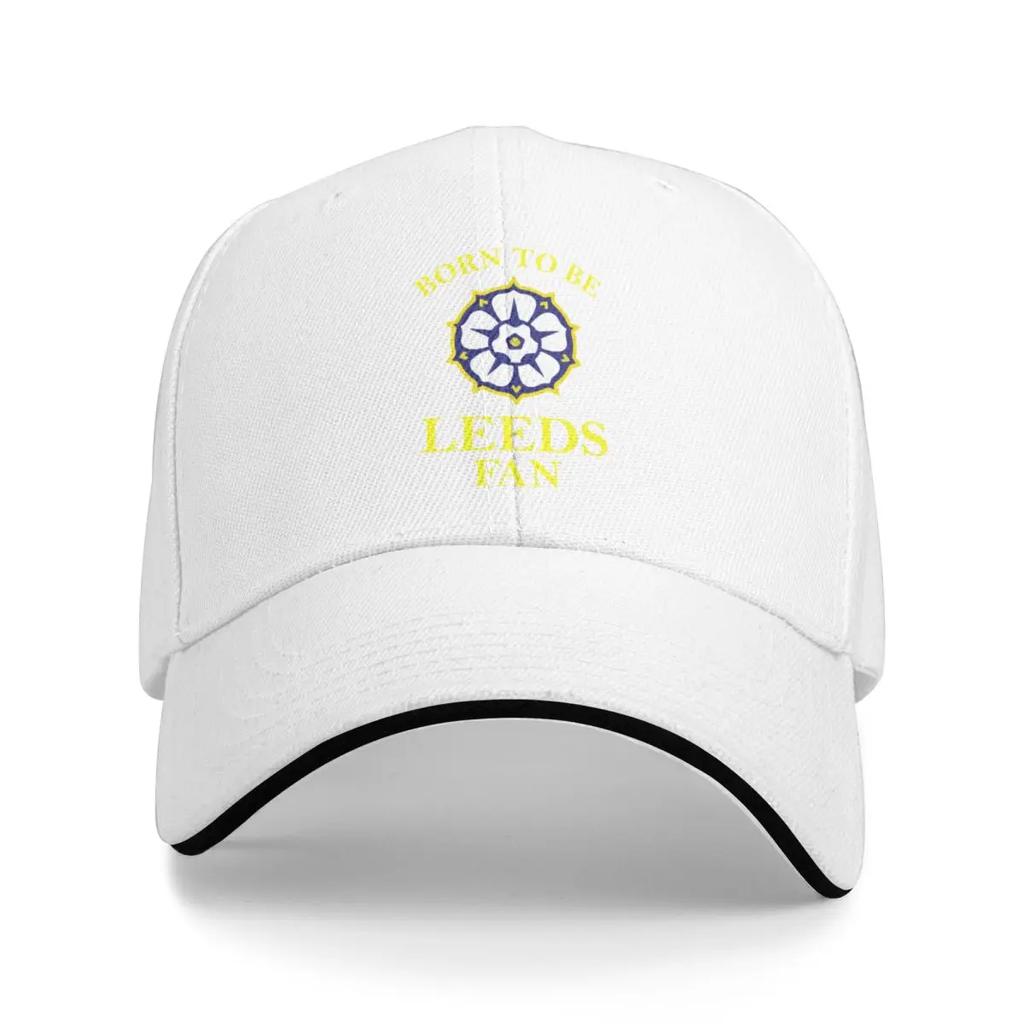 Leeds - Nato Per Essere Tifoso Leeds Cappellino da Baseball Cappellino di Design Cappellino da Baseball Unisex Cappellini da Donna
