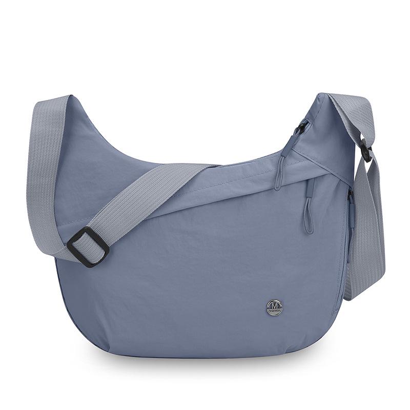 Versatile Outdoor Forest-Style Nylon Shoulder Bag - Large Capacity Casual Crossbody for Travel