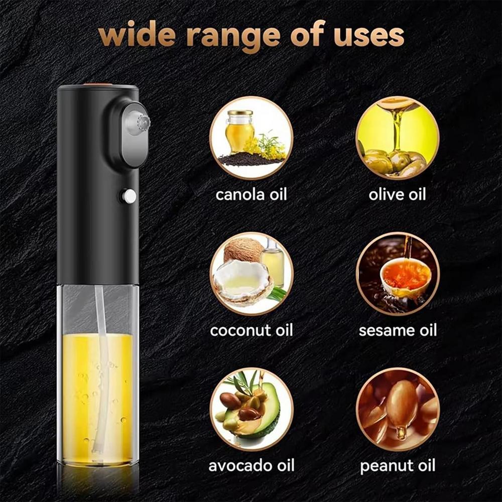 200ml Electric Butter Sprayer for Cooking Olive Oil Butter Dispenser Bottle For Kitchen Air Fryer BBQ Salad Baking Gadgets