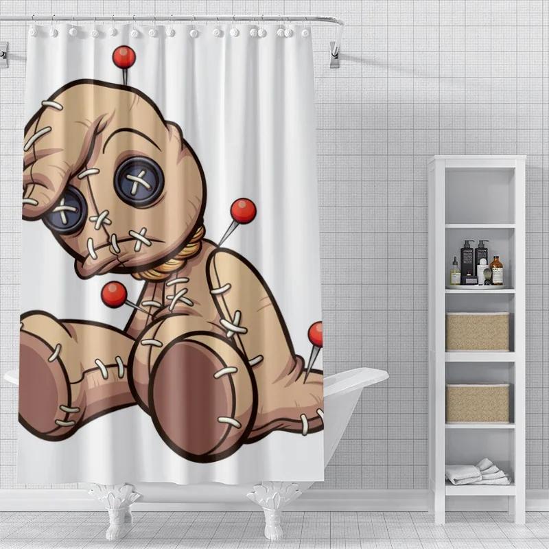 Home shower curtains for bathroom waterproof fabric Modern Nordic style Living Room curtain Halloween Autumn Pumpkin decoration