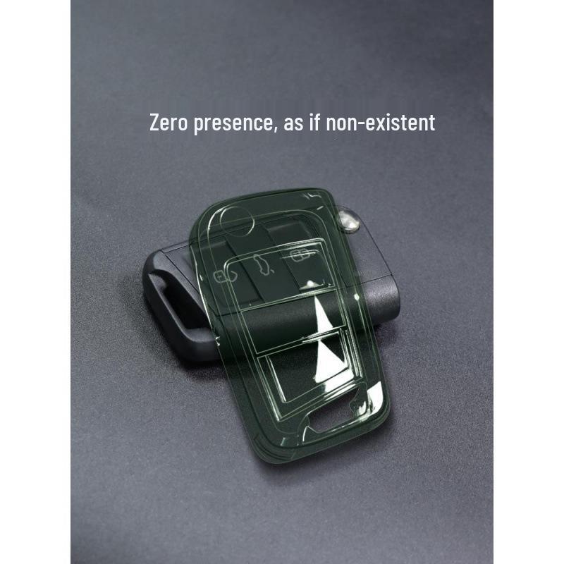 Transparent Key Case for Volkswagen: Compatible with Lavida, Sagitar, Tharu, T-Roc, Polo, Tayron, Tiguan, Bora, CC.