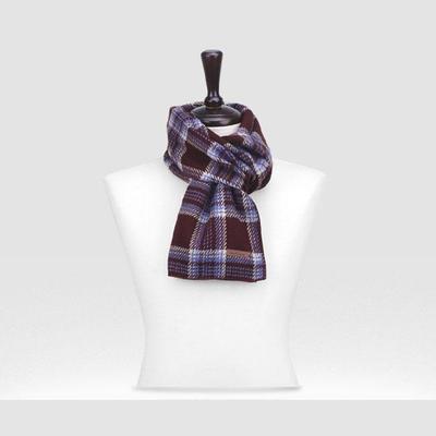 Men's Warm Checked Scarf 111VNM