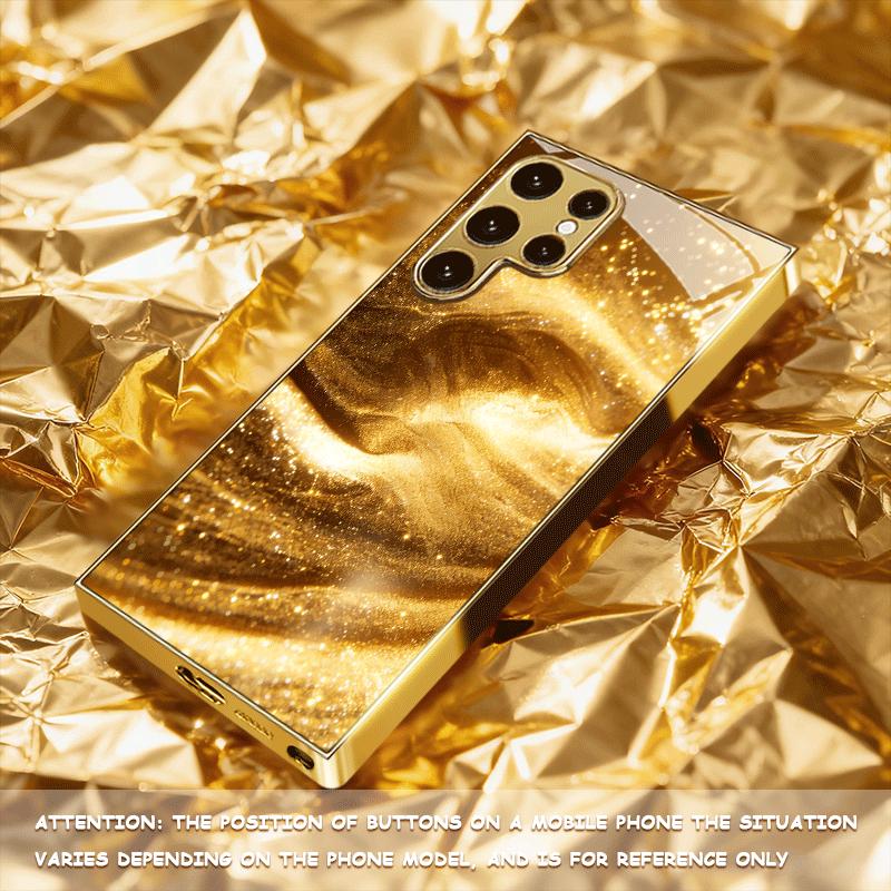 gorgeous luxury High-end PhoneCase Electroplated Glass PhoneCase for Samsung Galaxy S26 S25 S24 S23 S22 S21 FE Ultra Plus