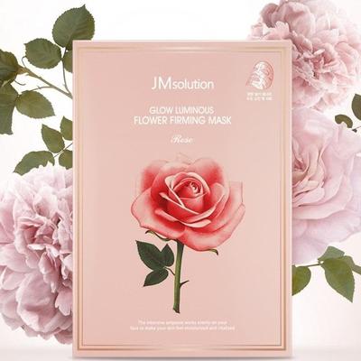 GLOW LUMINOUS FLOWER FIRMING MASK Rose, Moisturising, Kbeauty, Korean Cosmetics, Sample