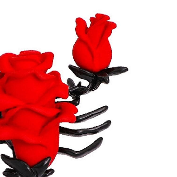 Mysterious Scorpion And Rose Alloy Brooch Handcrafted Drip Oil Technique Gothic Collar Pin Jewelry Gift