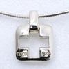TIFFANY&Co. Piast Cross Necklace choker Silver925 cross 6.5g Women Used