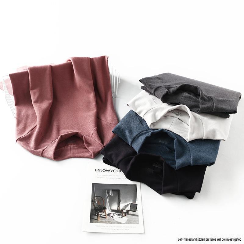 Men's Self-Heating Velvet Brushed Turtleneck Long-Sleeve Shirt for Autumn/Winter