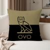 Octobers Very OwnO Owls OVO Pillow Case Suitable For Bedrooms Living Rooms Cars Home Decoration