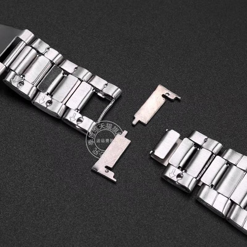 Casio 3299 AE-1200WH AE1300 İçin AE-1200 Tam Metal Kasa Kayış Mod Kiti Paslanmaz Çelik Saat Kayışı Cam Filmi Vida Çerçeve Bileklik