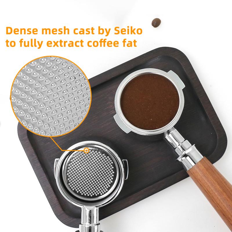 51MM Coffee Bottomless Portafilter Two Ears Replacement Filter Basket For Delonghi ECP3420 ECP35.31 Espresso Maker Barista Tools