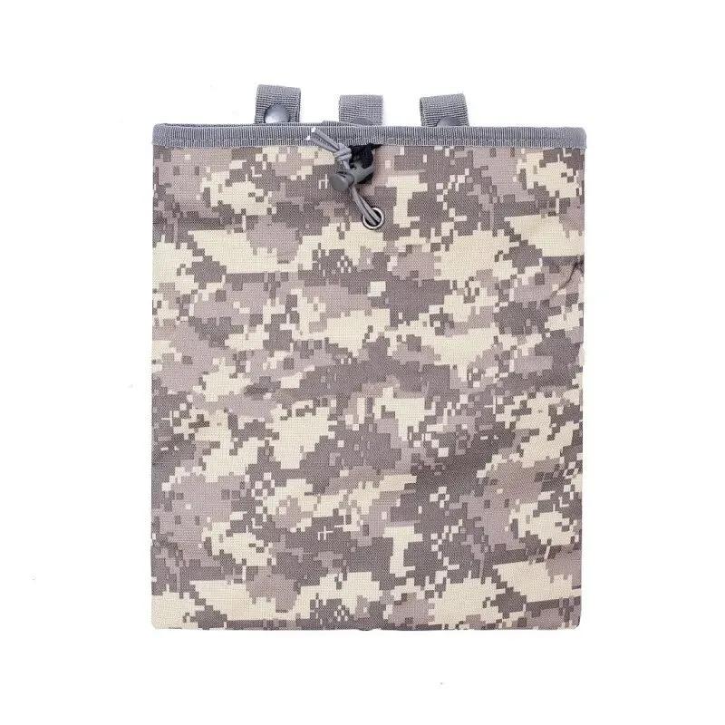 Outdoor Large Recycling Bag, Storage Miscellaneous Bag, Outdoor Camouflage Bag, Tactical Waist Hanging Collection Accessory Bag