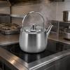 Induction Cooktop Kettle Thickened Stainless Steel Pot Rounded Body Household Cookware for Gas