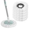 1pc Standard Size Mop Head Replacement Round Shape Spin Mop Refills  for 360° Spin Mop
