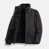 Paar Fleecejacke Damen Herren Doppelseitig Dick Korallenfleece Strickjacke Oberteil