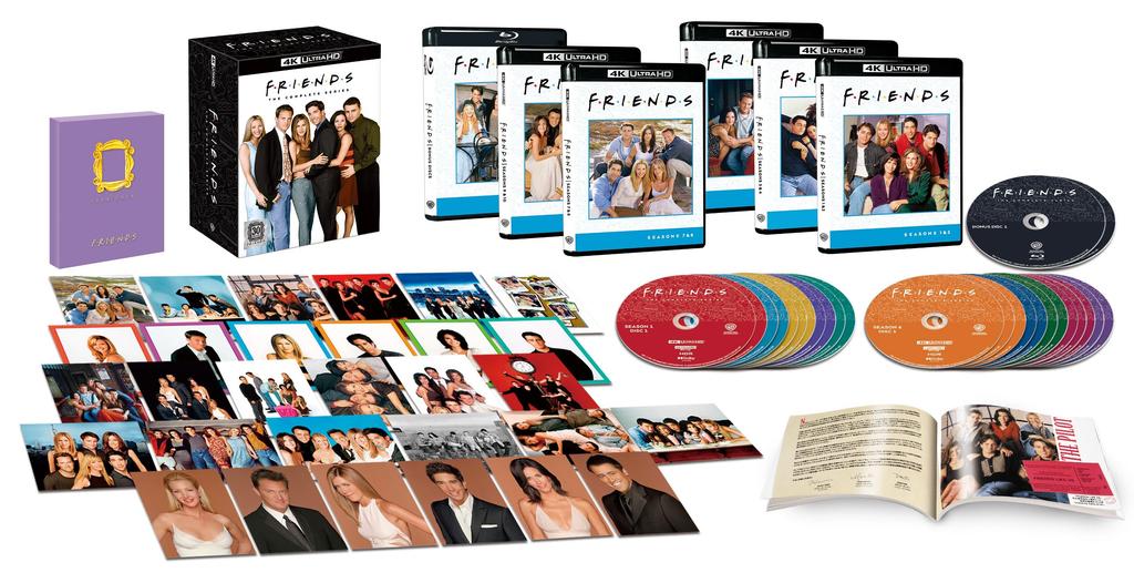 Press Friends 30th Anniversary 4K ULTRA HD Complete Series Discs 2 Bonus Bonus ULTRA HD [First Edition] (23 + Discs/Includes Features) [4K + Blu-ray]