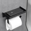 Bathroom Toilet Paper Holder, Stainless Steel, Replacement Phone Holder, Shelf Type