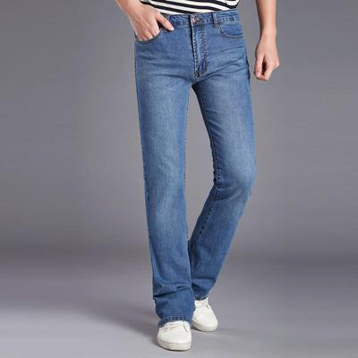 Blugi Micro Flare pentru Bărbați Blugi Evazați Slim din Denim Elastic pentru Bărbați Mărimi Mai Mari 28-36 38