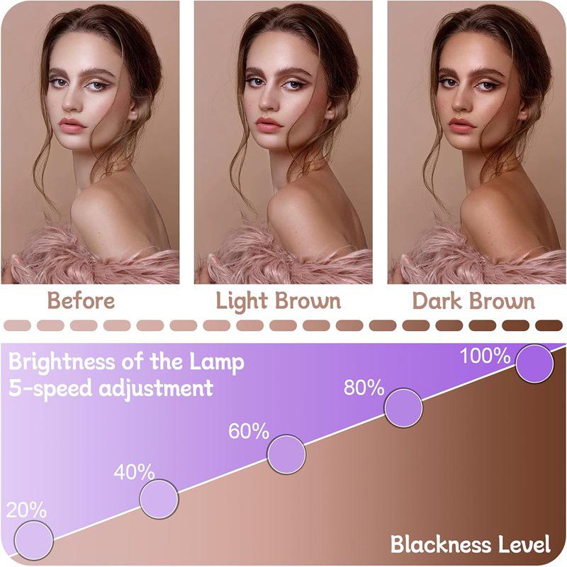 460nm Blue Light Therapy Lamp for Acne Treatment, Skin Repair, and Sunbathing