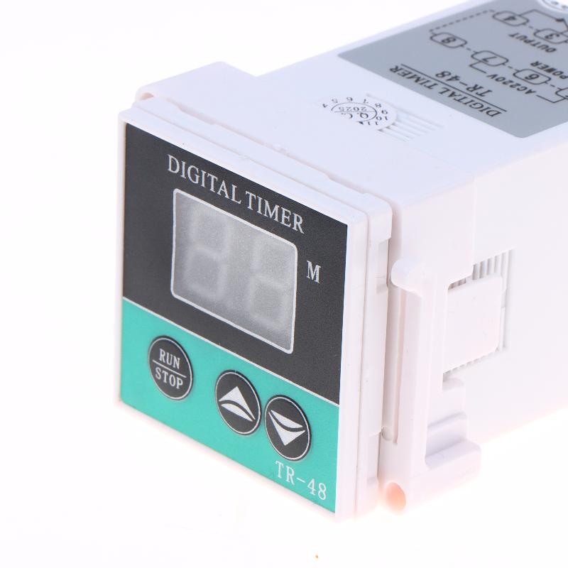 Digital Timer Relay Ac 220V Tr 48 Programmable Time Delay Switch For Industrial Control Equipment Oven Accessories