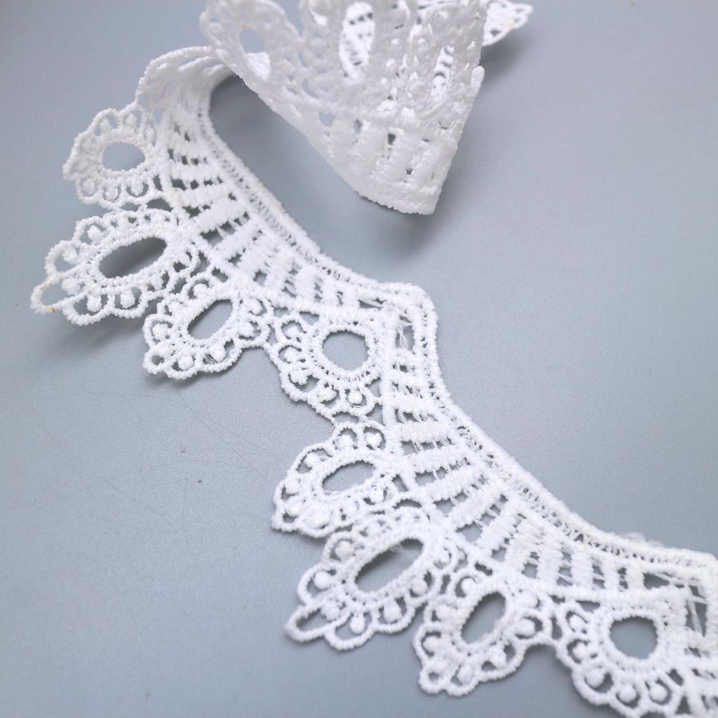 New Big Wave Lace, Cuffs Milk Silk Water-Soluble Embroidery Lace Accessories