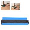 Konturmessgerät ABS-Kunststoff Multifunktionales unregelmäßiges Lineal HolzbearbeitungsmesswerkzeugBlau