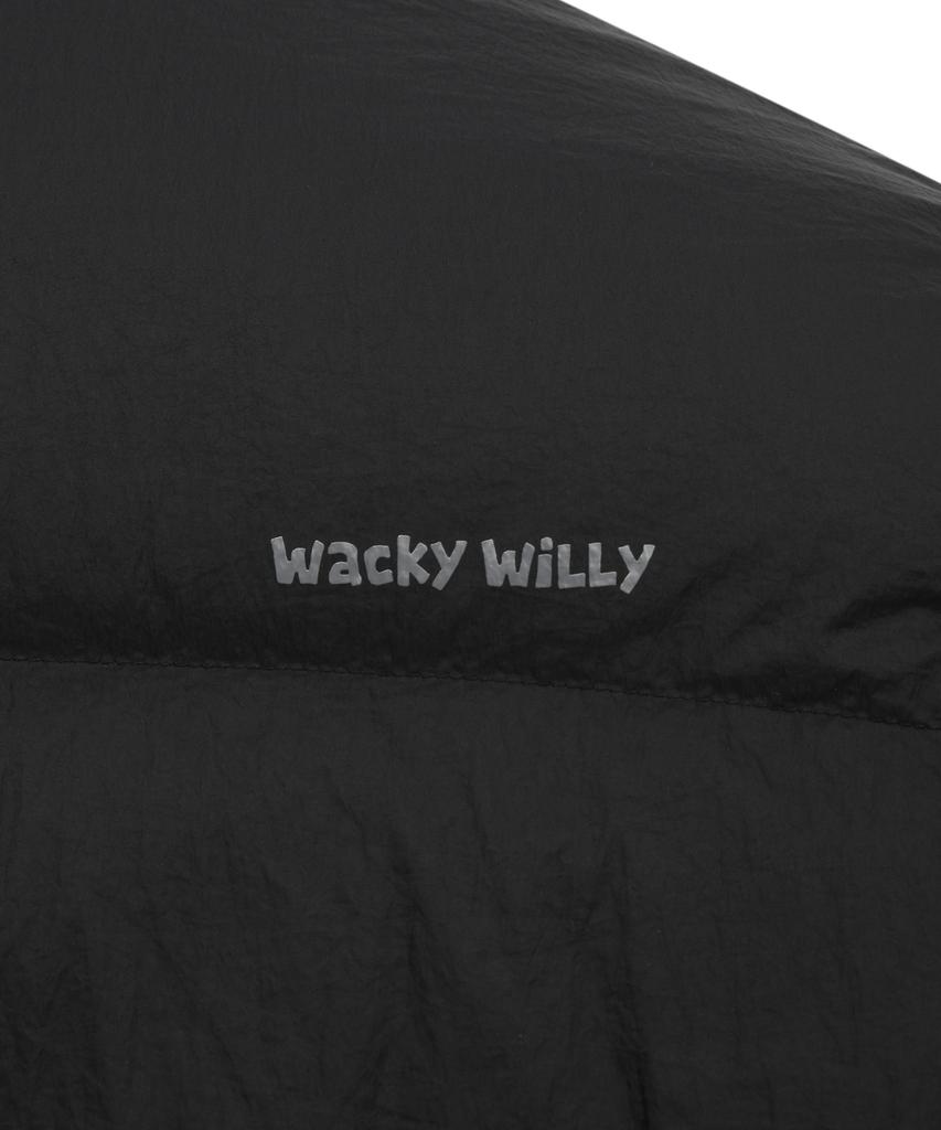 Wacky Willy Nylon Down Jumper Black