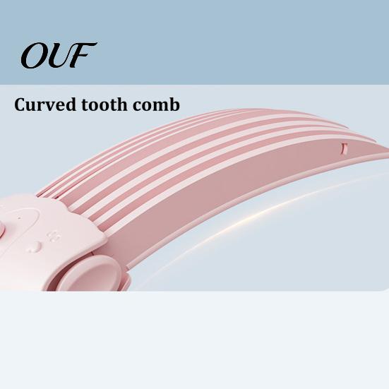 USB-C Rechargeable Volumizing Comb 1/2Pcs Heated Hair Volume Clip, Cordless Root Lifter with 2 Travel Size Care Device Heat Settings, USB Clip