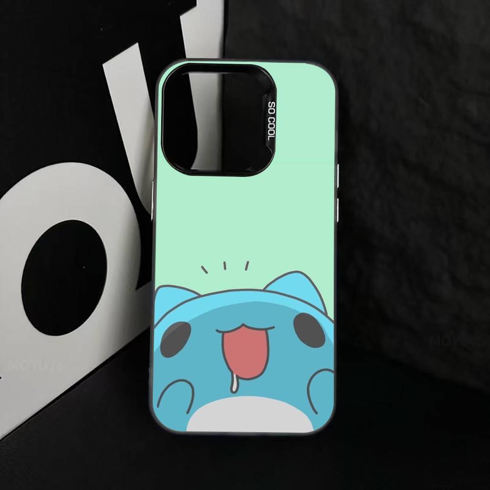C-Capoo Kawaii B-Bugcat Phone Case For iPhone 17,16,15,14,13,12,11 Plus,Pro Max,XS,Colorful Silver Phone case Funda Cover