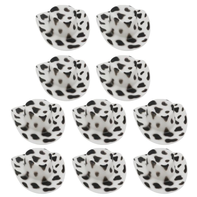 Mini Cowgirl Hat Cowboy Hat for Crafts Mini Western Hat for Decorating 5/10PCS