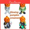 New Halloween Pumpkin Knight Garden Decoration Resin Ornament