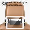 Backseat Headrest Mount Heavy-Duty Tablet Phone Holder with Metal Lock & Silicone Grips Extendable Car Accessory for Family Travel