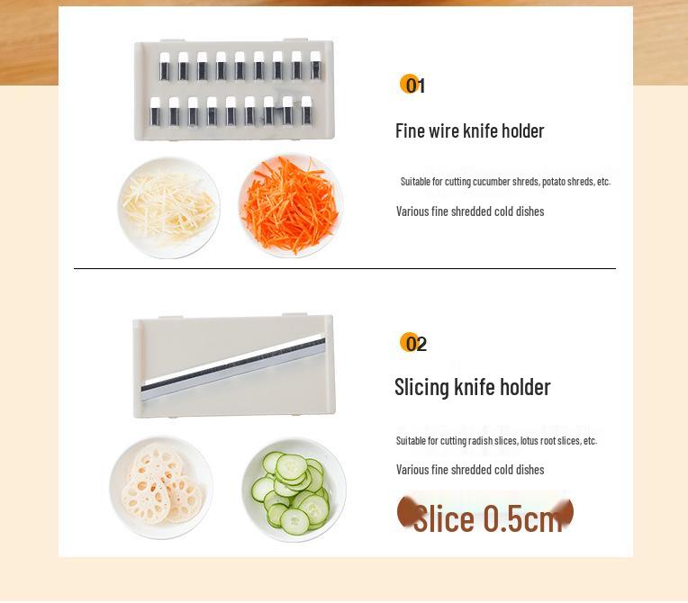 Hand-Crank Vegetable Dehydrator, Washer, Spinner, Chopper & Slicer