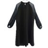 SNIDEL Long Sleeve Sheer Sleeves One Piece Black Women Used