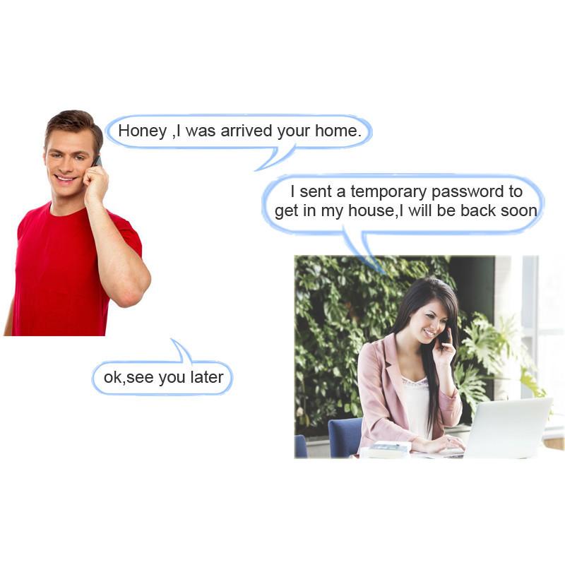 K20 Blocare Ușă Biometrică cu Amprentă Digitală Blocare Ușă Electronică Inteligentă de Uz Casnic cu Aplicația Tuya/ Card IC/ Parolă/ Deblocare cu Cheie