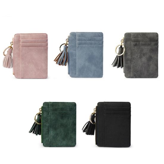 Mini Portafoglio Portachiavi Donna Zernblend - Portamonete In Pelle A Forma Di Limone - Regalo Originale - 5