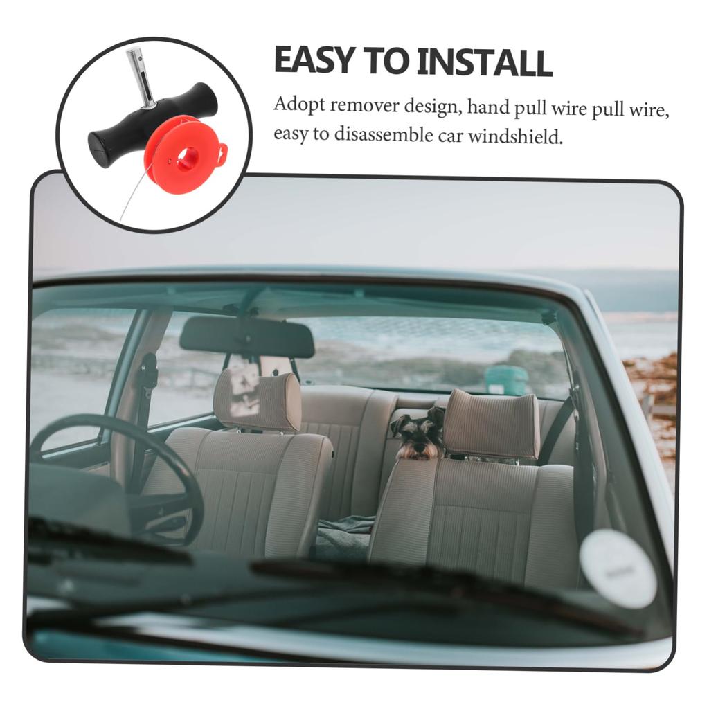 OSALADI Windshield Removal Tool, Automotive Glass Replacement Wire Kit, Urethane