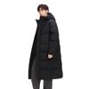 Unisex Long Winter Over-the-Knee Down Coat - Warm & Windproof, Beijing Film Academy Style