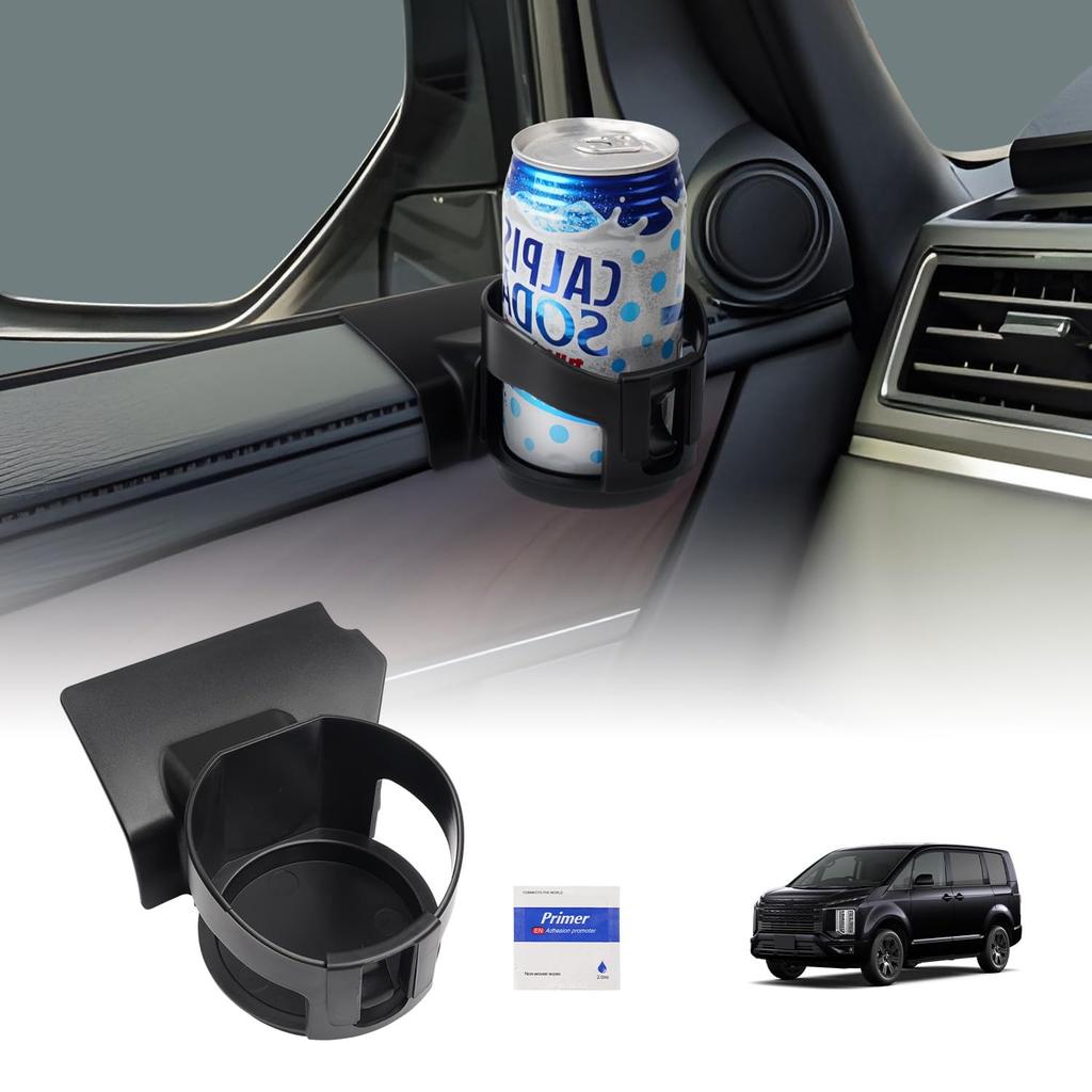 LIMSTYLE New Mitsubishi Delica D5 Passenger Side Drink Air Conditioning Vent Cup Compatible with Convenience Store Customer Easy Installation
