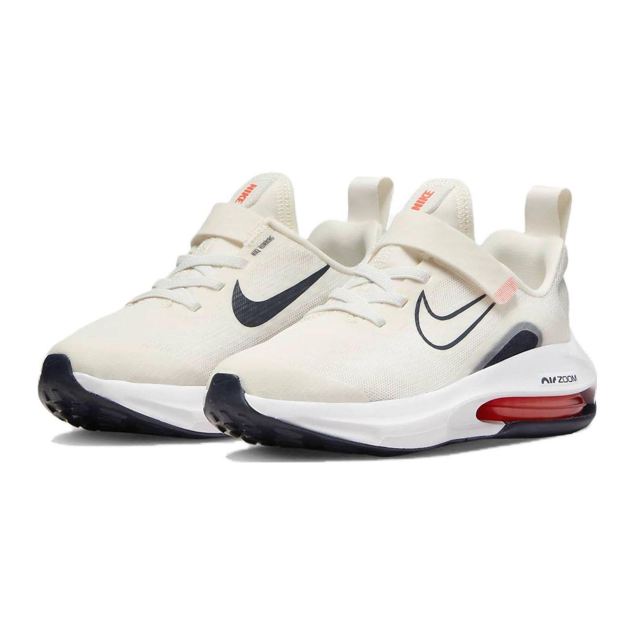 Детские кроссовки Nike Air Zoom Arcadia 2 PS Phantom Dark Obsidian белые ярко-малиновые — фото 3