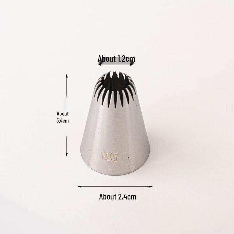 Qīwēi 304 Stainless Steel Decorating Nozzle