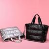 Zimní velkokapacitní voděodolná taška přes rameno pro ženy Space Pad Bavlna s péřovým peřím Crossbody kabelka Dámské Kabelky pro volný čas