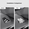 2pcs/set Stainless Steel Dashboard Air Conditioning Vent Frame Decorative Cover Trim Frame for Volvo XC60 S60 V60 2018-2026