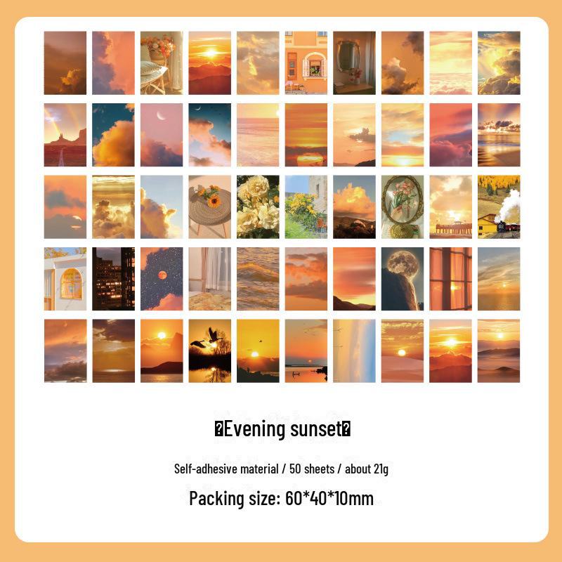 

История звездного неба Юэчжэнь: Творческий блокнот-наклейка «сделай сам»