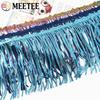 Meetee 1-5Yards 17cm Sequin Laser Tassel Fringe Curtain Dress Edging Tassels Lace Decorative Trimmings Home Sewing Accessories