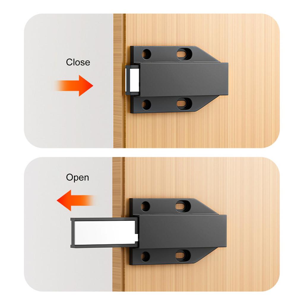 2pcs Practical Magnetic Push To Open Drawer and Cabinet Catching for Invisible Door and Wardrobes Household Use