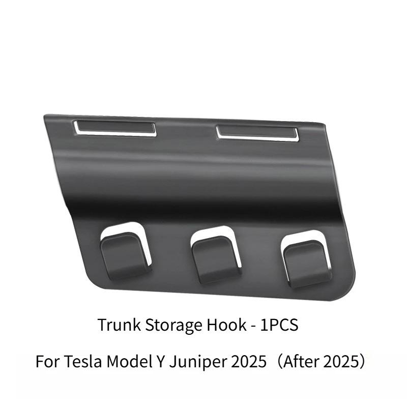 

Trunk Hook for Tesla Model Y Juniper 2025 Rear Trunk Both Sides Storage Hook Bag Holder Umbrella Hanger Storage Car Accessories