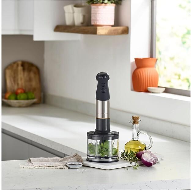 Погружной блендер Kenwood HBM60.307GY Triblade XL+