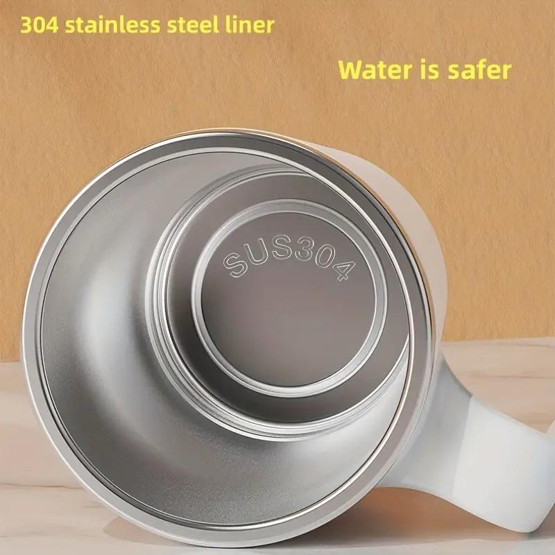 400ml/13.5oz Rechargeable Electric Stirring Cup 304 Stainless Steel Magnetic Cup For Hot Chocolate Milk Latte And Protein Powder