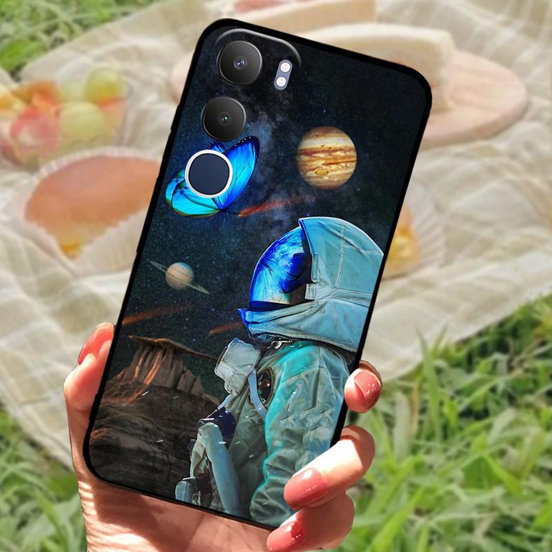 For Vivo Y19s Case V2419 New Fashion Color Painted Silicone Phone Cover For VIVO Y19S 4G Shockproof Protective Coque Bumper